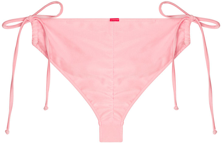 Baby Pink Full Coverage Mid-Rise Scrunch Bottom image