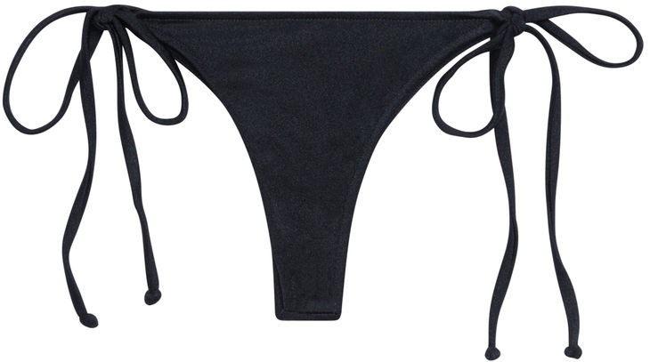 Black Brazilian Thong Bottom image