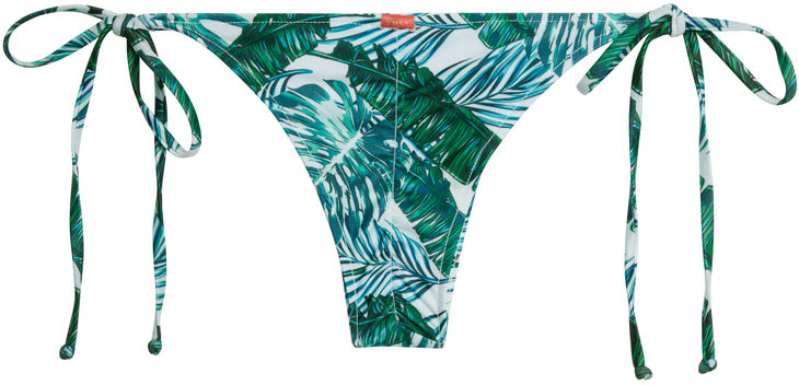 Tropical Palm Print Micro Scrunch Bottoms image
