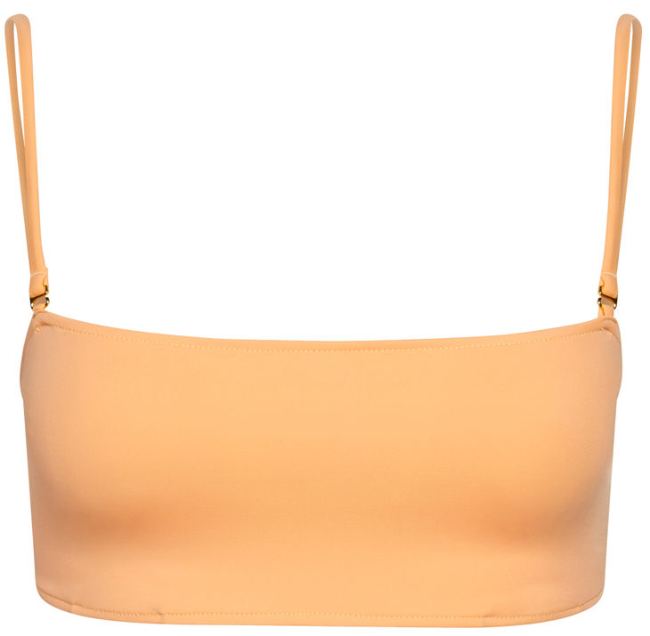 Peach Bandeau Tube Top image