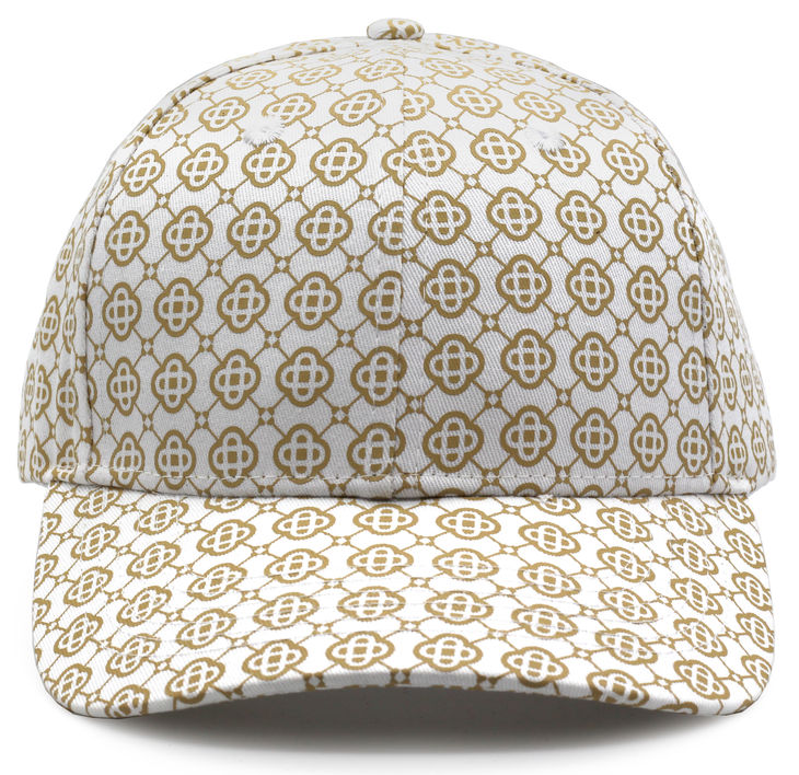 White- DOLL Gold Logo Hat image