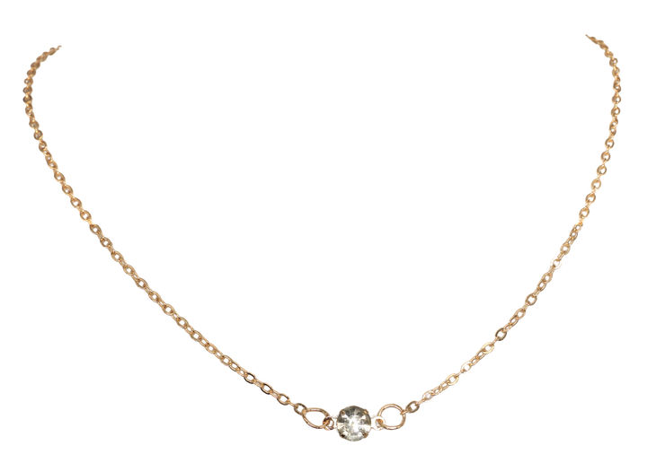 Rhinestone Pendant Necklace image