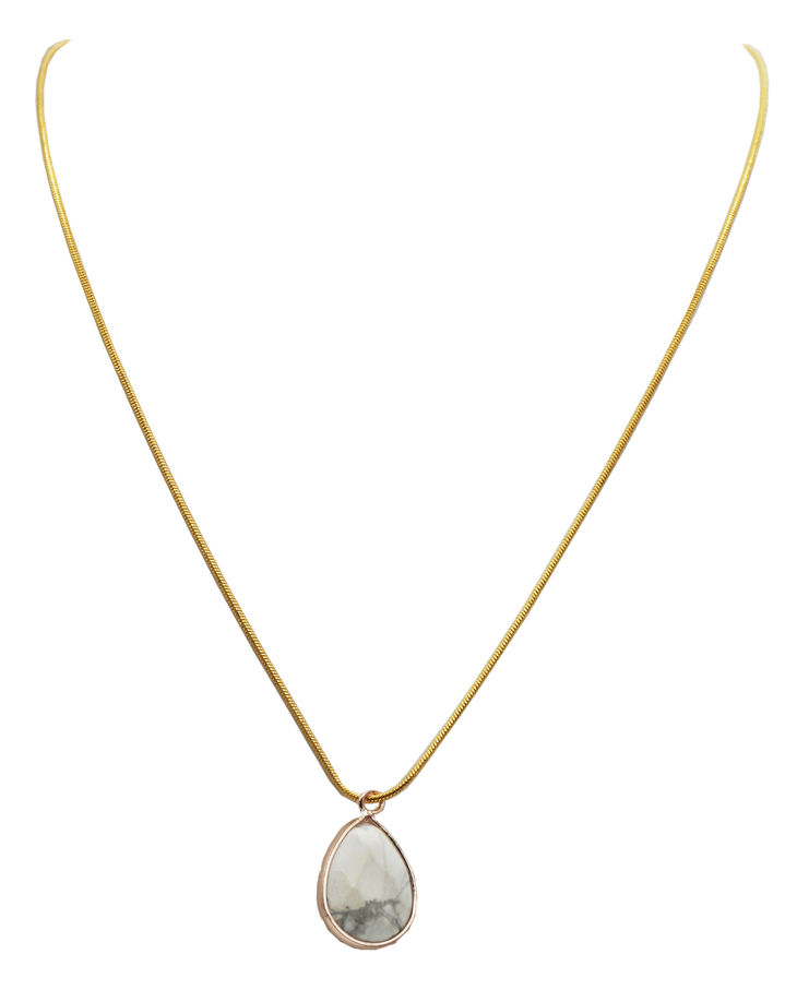 Marbled Pendant Necklace image