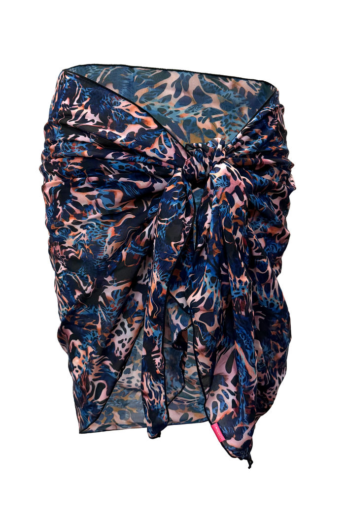 Sahara Night Sheer Chiffon Sarong Cover Up image