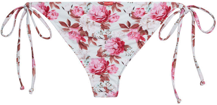 Ivory Pink Floral Classic Scrunch Bottom image
