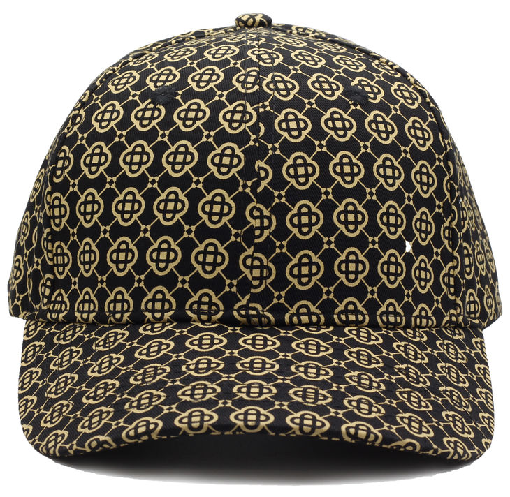 Black- DOLL Gold Logo Hat image