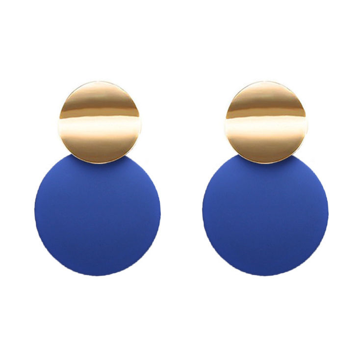 Blue Dangle Drop Earrings image