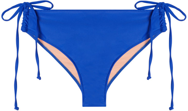 Royal Blue Full Coverage Mid-Rise Scrunch Bottom image