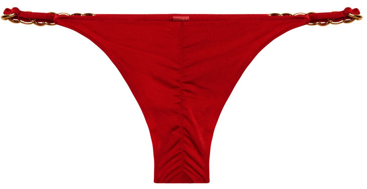 Red Micro Bikini On a Chain Bottom - DOLL