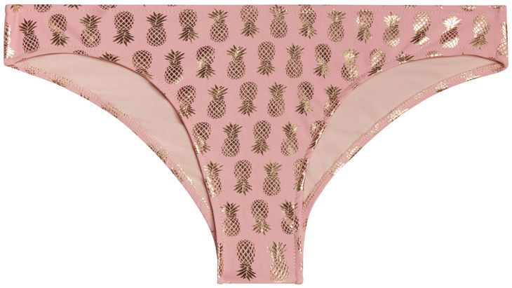 Blush & Gold Pineapple Banded Classic Scrunch Bottom image
