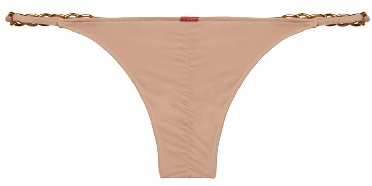 Blush Micro Bikini On a Chain Bottom image