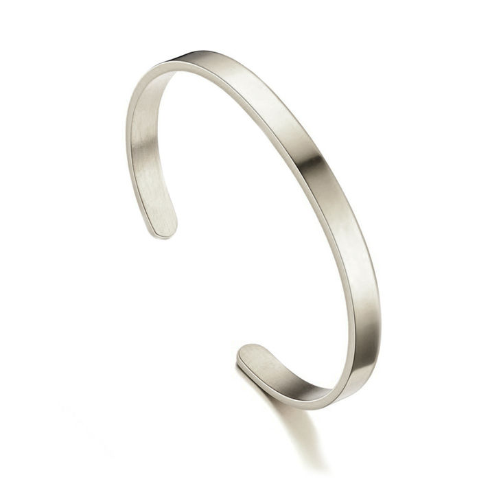 Polished Silver Bracelet image