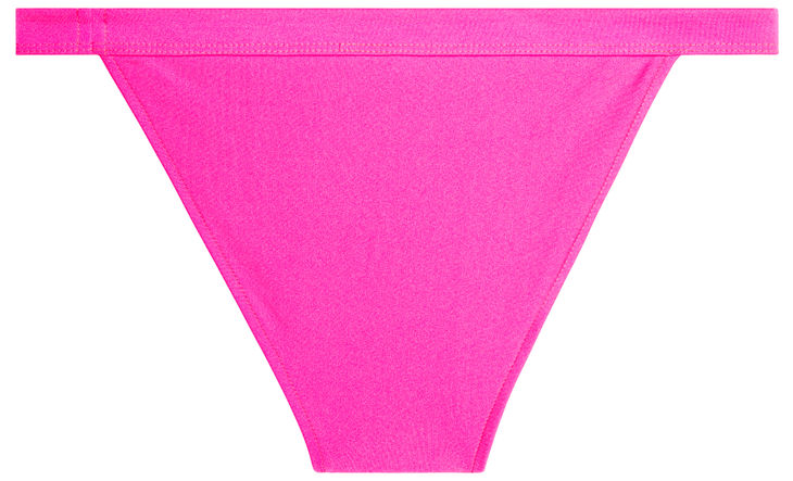 Neon Pink Full Coverage Mid-Rise Band Bottom image
