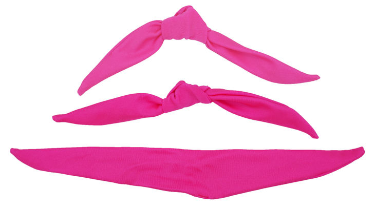 Neon Pink Bow Tie (3 Pack) image