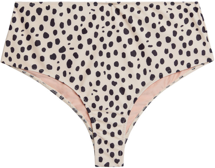 Cheetah High Waist Bikini Bottom image