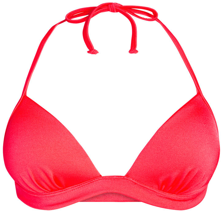 Neon Coral Push Up Bra - DOLL