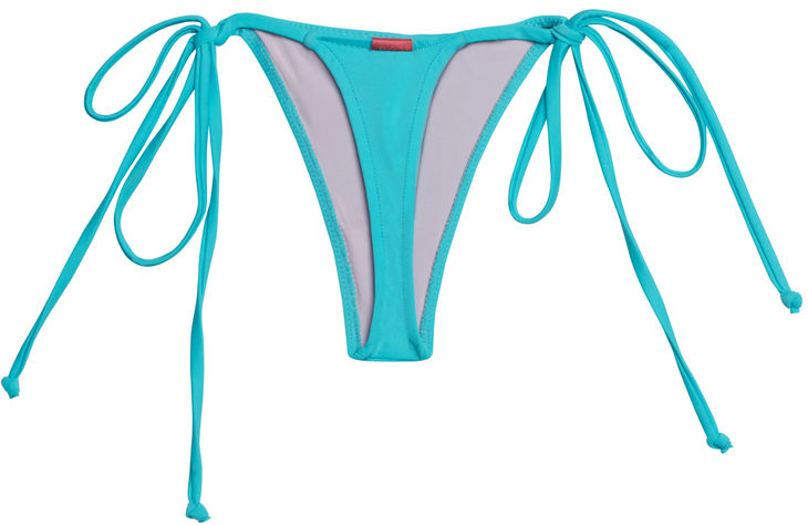 Sexy Aqua G-String Thong Bikini Bottoms image