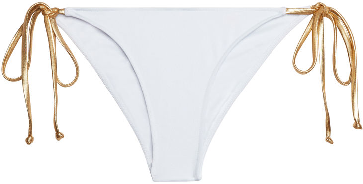 White & Gold Classic Scrunch Bottoms image