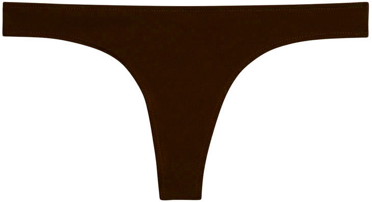 Cappuccino Banded Brazilian Thong Bottom image