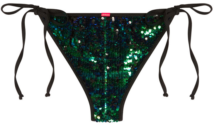 Midnight Mermaid Sequin Classic Scrunch Bottom image