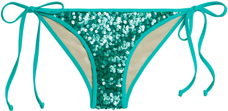 Jade Sequin Classic Scrunch Bottom image