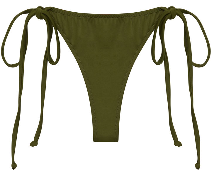 Olive Brazilian Thong Bottom image
