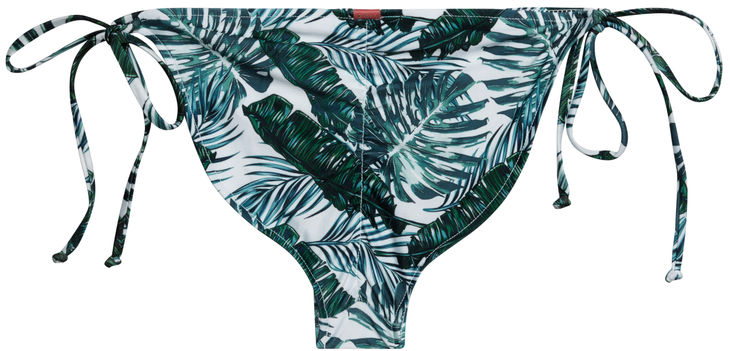 Tropical Palm Print Full Coverage Scrunch Bottom image