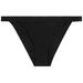Black Full Coverage Mid-Rise Band Bottom thumbnail