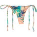 Watercolor Palm Tree Print G-String Thong Bikini Bottoms thumbnail