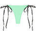 Mint & Black Polka Dot G-String Thong Bottom thumbnail