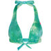 Blue Green Tie Dye Shimmer Adjustable Halter Top thumbnail