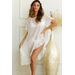 Shoreline White Sheer Mesh Pullover Beach Cover Up thumbnail