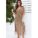 Sorrento Tan Maxi Dress Cover Up thumbnail