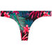 Black Tropical Banded Brazilian Thong Bottom thumbnail