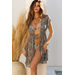 Moonlight Swirl Open Mesh Cover Up w/ Drawstring Waist thumbnail