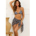 Zebra Sheer Chiffon Sarong Cover Up thumbnail