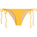 Yellow Ribbed Classic Scrunch Bottom thumbnail