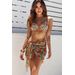 Sunset Leia Sheer Chiffon Sarong Cover Up thumbnail
