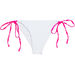 White & Pink Polka Dot Classic Scrunch Bottoms thumbnail