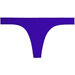 Royal Blue Banded Brazilian Thong Bottom thumbnail