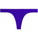 Royal Blue Banded Brazilian Thong Bottom thumbnail