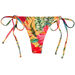 Sunset Tropical Print G-String Thong Bottom thumbnail