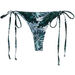 Tropical Palm Print Brazilian Thong Bottom thumbnail