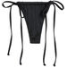 Black G-String Thong Ruched thumbnail