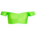 Neon Green Off Shoulder Bikini Top thumbnail