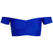 Royal Blue Off Shoulder Bikini Top thumbnail