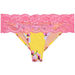 Maui Yellow Cherry Blossom & Baby Pink Lace Classic Band Bottom thumbnail
