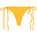 Yellow Ribbed Brazilian Thong Turnback thumbnail