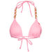 Baby Pink Triangle Bikini On a Chain Top thumbnail