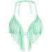 Mint Fringe Triangle Top thumbnail